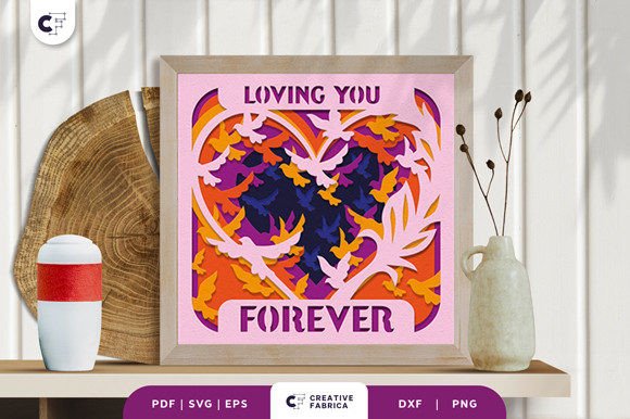 Download Remembrance Heart Shape 3D Papercut - Premium Bundle