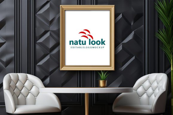 Download Restaurant Wall Board Logo Mockup - Logo Collection