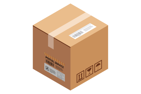 Download Sealed Carton Box. Shipping Cargo Cardbo - Cargo Collection