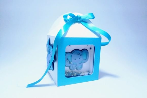 Download Shaker Box Elephant Baby Boy - Premium Resources