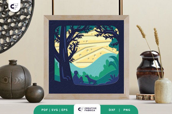 Download Pet Memorial 3D Layered Paper Cut SVG - 3d layered Collection