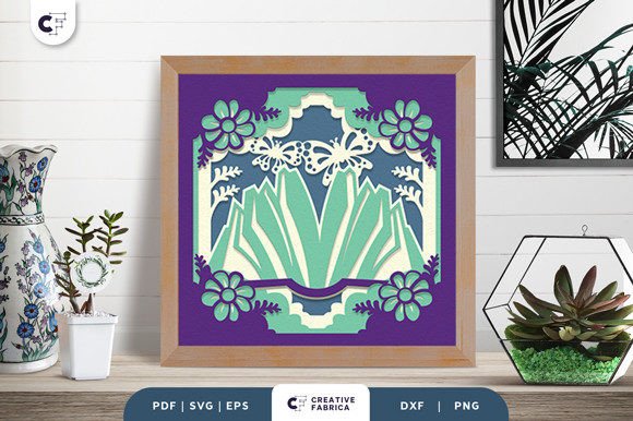 Download Open Book with Flowers 3D Light Box - Premium Resources