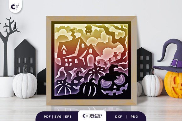 Download Haunted House 3D Layered Paper Cut - 3d layered Collection