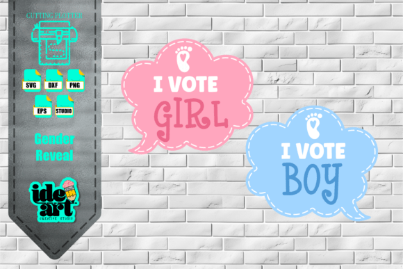 Download Gender Reveal Voting Message - Premium Bundle