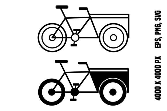 Download Cargo Bike Icons - Premium Bundle