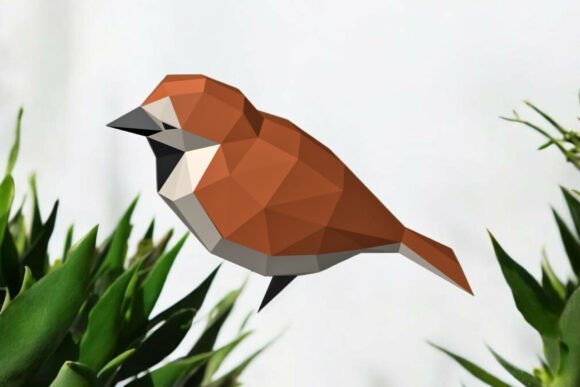Download Sparrow Bird - 3d Papercraft - Premium Resources