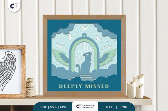 Download Memorial Pet 3D Layered Paper Cut - 3d layered Collection
