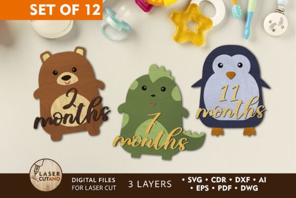 Download Milestone, Monthly Cards for Baby, Kids - Premium Resources