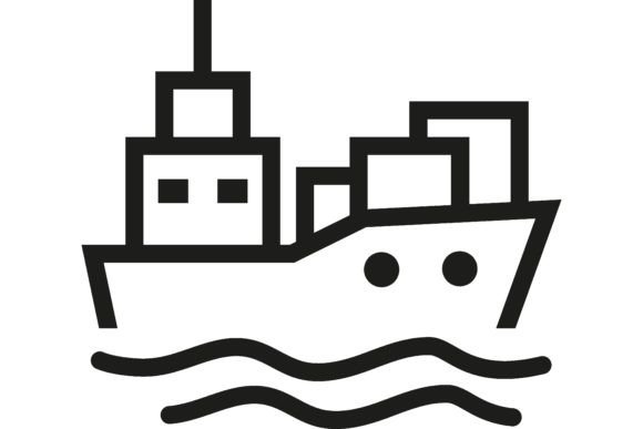 Download Cargo Ship Line Icon. Export, Merchant S - Premium Bundle